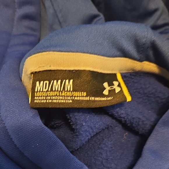 Under Armour Men's Royal Blue Hoodie - Picture 2 of 3